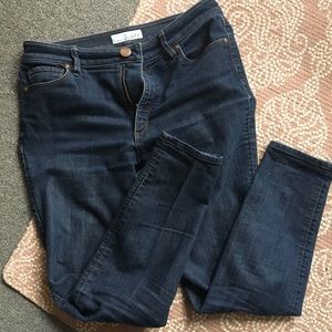 LOFT • Curvy High Waist Skinny Ankle Jeans - 26